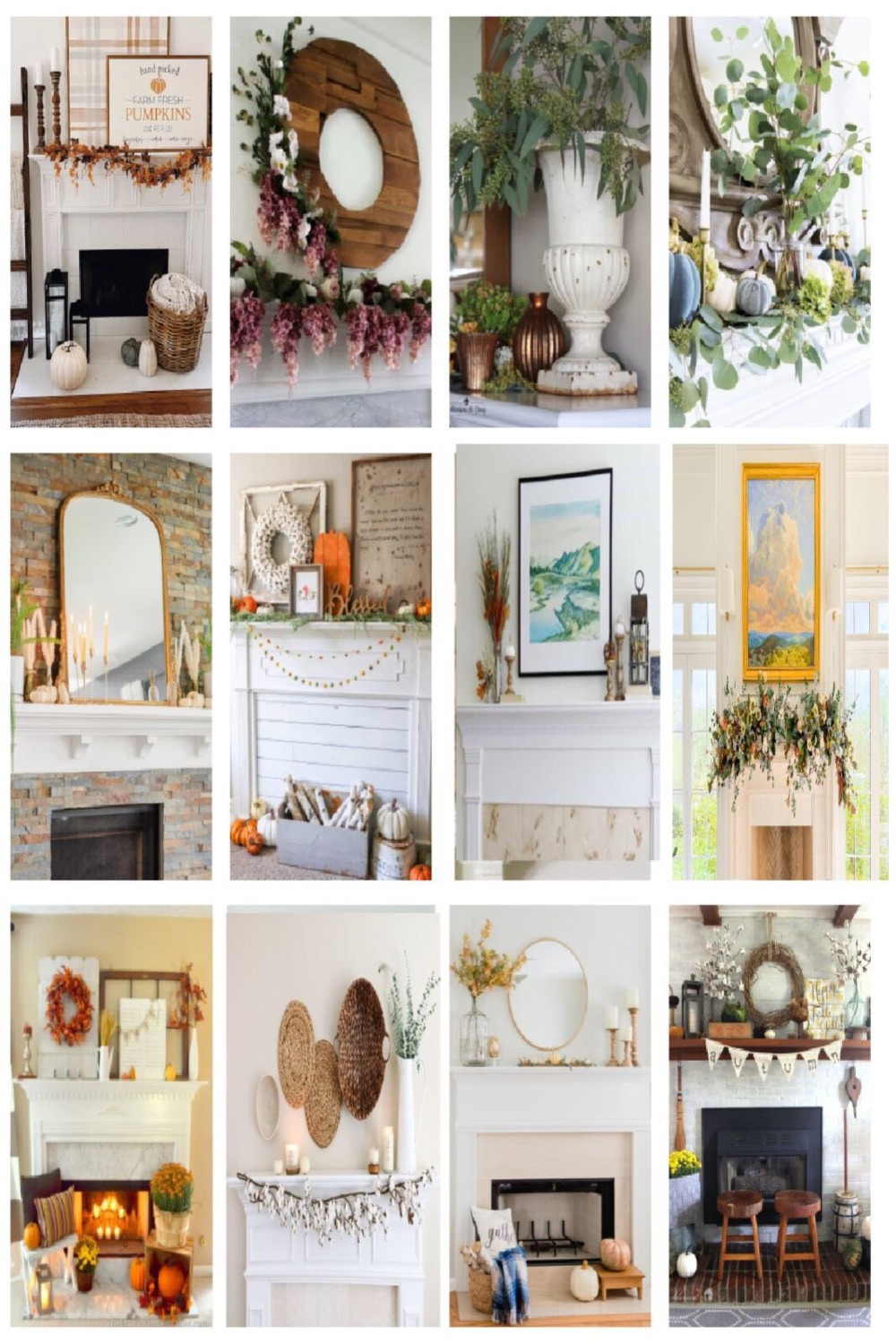 How to Decorate a Fall Mantel: 19 Beautiful Ideas