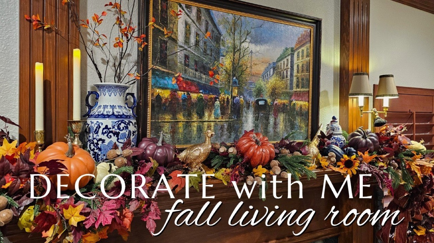 How to Decorate a Living Room for Fall