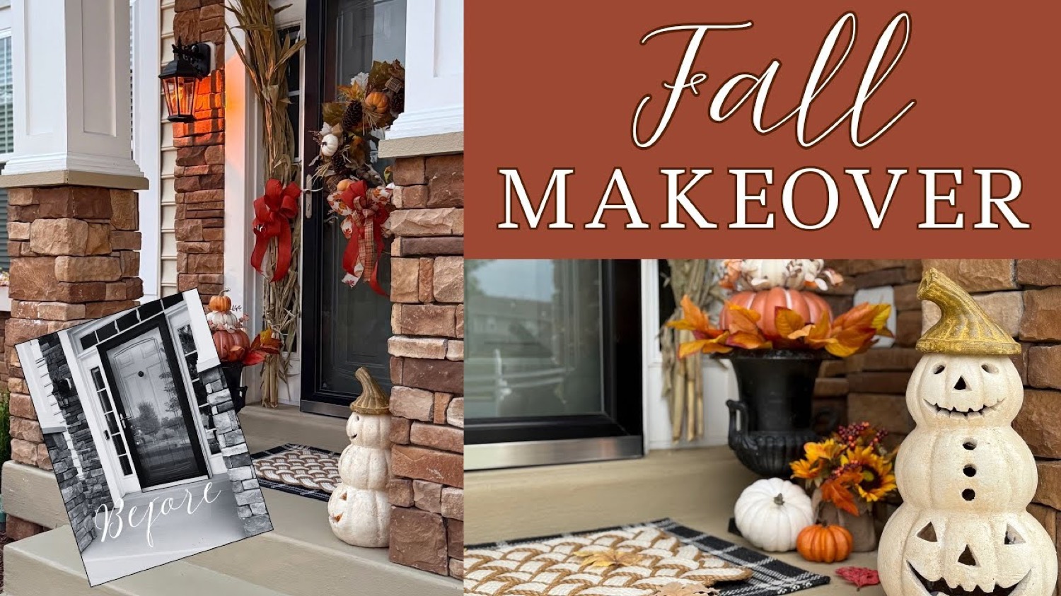 How to Decorate a Small Front Porch for Fall