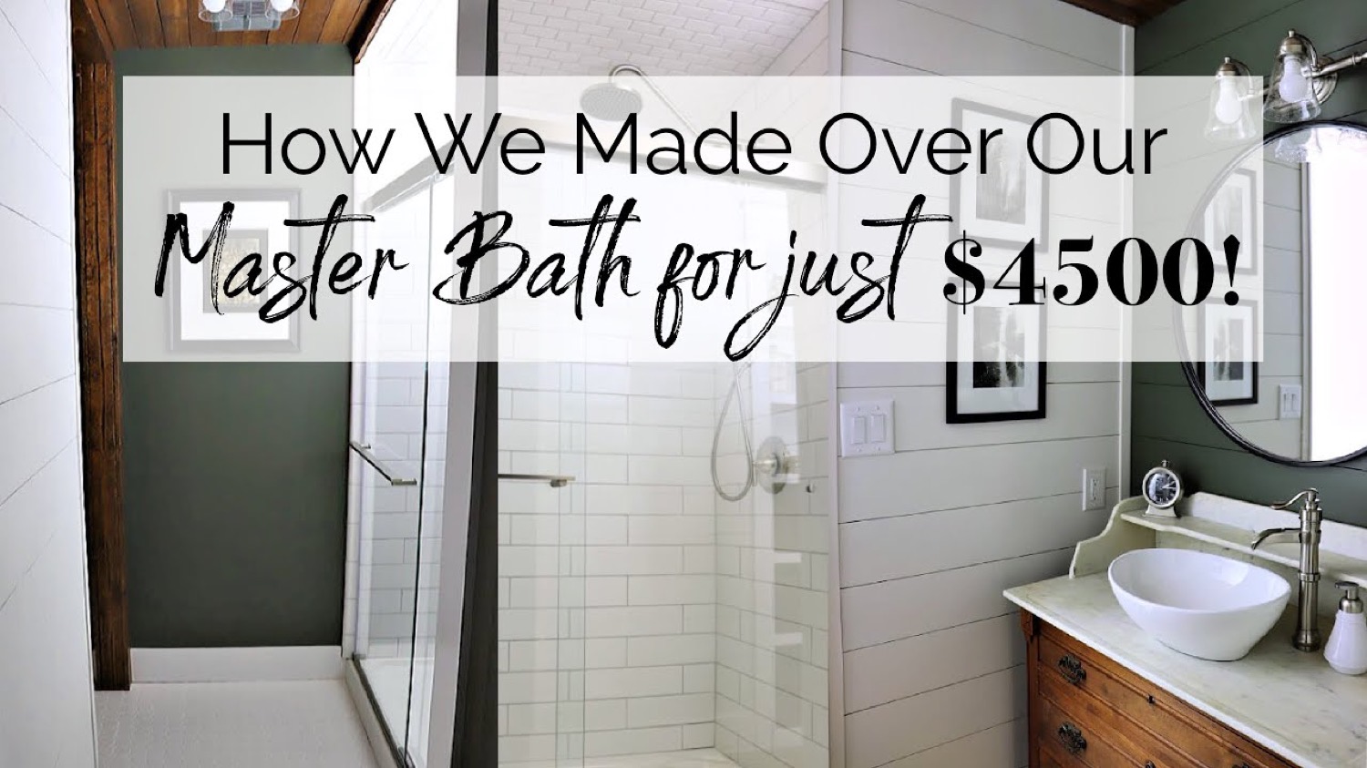 How to Make Over an Ensuite Bathroom on a Budget