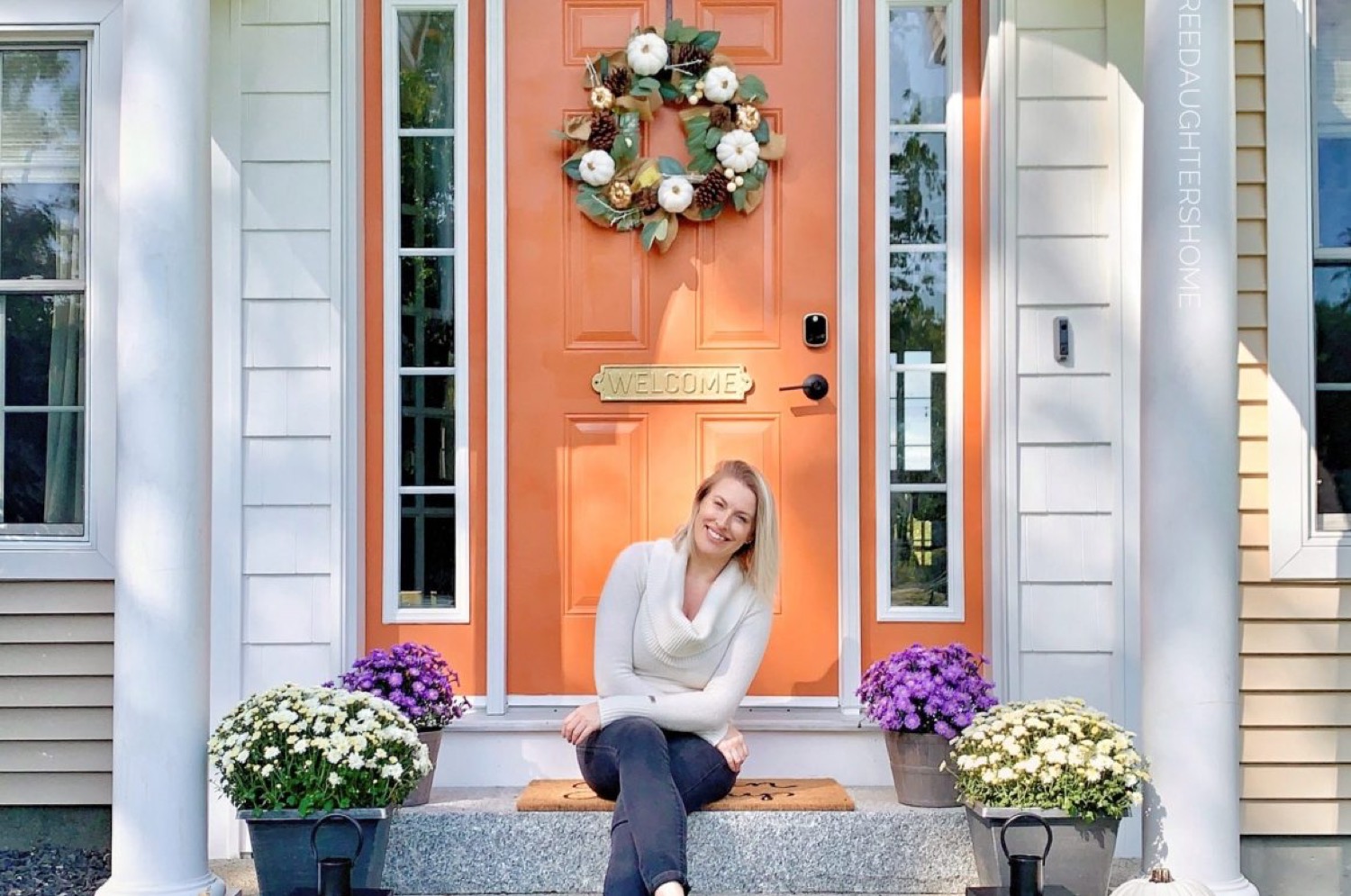 Tips for Decorating a Fall Front Entry – Three Daughters Home